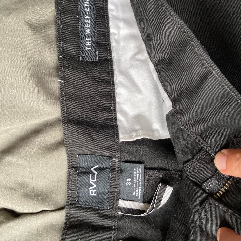 RVCA weekend chino shorts size 34.